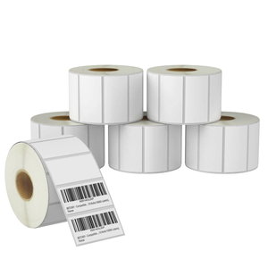 Etiquetas Adhesivas Térmicas Resistentes al por Mayor, Rollo de Papel para Etiquetas de Código de Barras, Etiquetas Térmicas Directas para Joyería y Cosméticos - Product Image 4