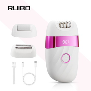 Epilator Voor Vrouwen Gezicht Scheermes, Gezichtsborstel, Gezichtsmassage En Lichaam Exfoliator Waterdichte Oplaadbare Ontharing Voor Vrouwen - Product Image 1