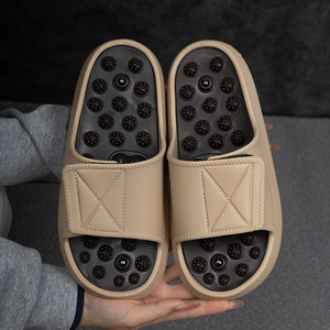 Pantuflas de verano antideslizantes para el cuidado de la salud, con acupresión y masaje para pies, de una sola tira, para interiores y exteriores, para parejas, hombres y mujeres. - Product Image 1