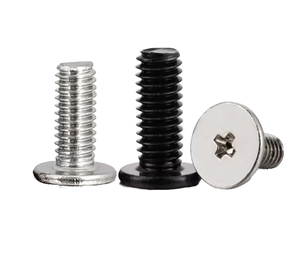 Vis M3 de 12 mm de diamètre avec traitement d'oxydation noire. Vente en <span class=keywords><strong>gros</strong></span> d'usine de vis cruciformes Dapingtou - Product Image 1