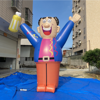 Abraham gonflable géant BOYAN avec bière, ballon gonflable hollandais/hollandais