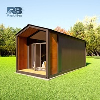Maison préfabriquée modulaire de luxe de 20 pieds, 2 à 3 chambres, maison mobile préfabriquée, bureau, hôtel, cabine, petite villa