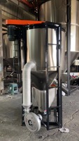 Mélangeur de couleur en plastique vertical rotatif industriel à vis Herrenk pour dosage de poudre de granulés granulaires avec acier inoxydable