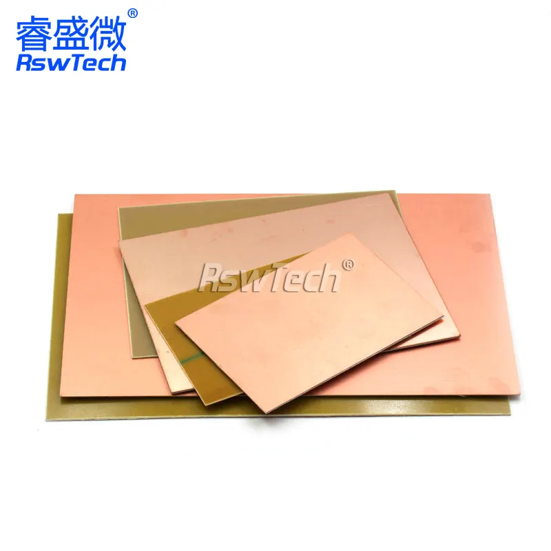 PCB mạch 10x15x20x30cm đơn sợi thủy tinh Board đôi bên fr4 đồng mạ laminate cho PCB board