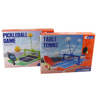 KUAIQIU Mini support de jeu de table jouets de pickleball pour enfants pour la bataille de balle de pointe pour les équipements de tennis de table de sport parent-enfant