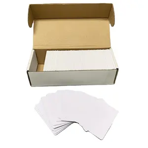 Заводская цена, чистые ПВХ струйные карты Tiptop, простые глянцевые ламинированные пустые пластиковые карты