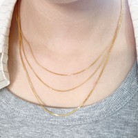 Cadena de Oro Sólido 18K AU750, Diseño Trigo, Múltiples Anchos, Ligera, Ajustable, Trenzada, Tipo Spiga, Base para Colgante, Joyería al por Mayor