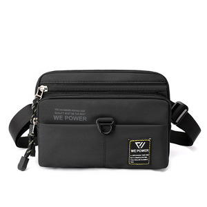 Sac bandoulière unisexe de luxe léger en nylon avec logo personnalisé pour homme, idéal pour le sport et les activités de plein air - Product Image 2