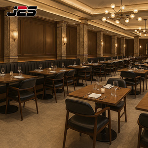 Silla de Restaurante Moderna y Minimalista J2S de Cuero PU con Patas de Madera Maciza para Cafetería y Salón - Product Image 3