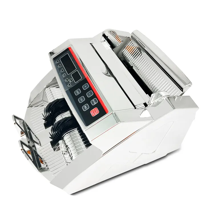 0288 UV/MG PLATED SILVER money counter money detecting machine banknote counter, bill counter