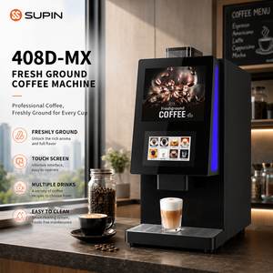 <span class=keywords><strong>Machine</strong></span> <span class=keywords><strong>à</strong></span> <span class=keywords><strong>café</strong></span> automatique <span class=keywords><strong>professionnelle</strong></span> SUPIN 408D-MX OEM, du grain <span class=keywords><strong>à</strong></span> la tasse, <span class=keywords><strong>avec</strong></span> écran tactile intelligent - Product Image 1