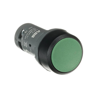 Interruptor de Botón Pulsador de Plástico, Combinación 1NO 1A 125V IP40, Sin Iluminación, Control Industrial, Terminal de Tornillo