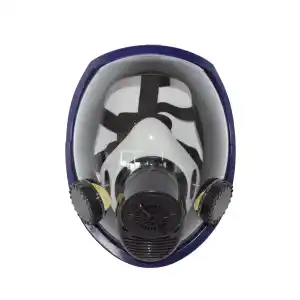 Respirator Full Face, Respirator Gas Antigas jenis masker Respirator dengan filter ganda