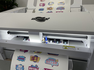 Động cơ servo A4 A3 A3 + đôi kép đầu nhãn dán Máy cắt với tự động kỹ thuật số chết cắt hộp giấy cắt - Product Image 4