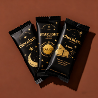 Sachets d'emballage en aluminium thermoscellables et résistants à l'humidité pour barres protéinées, bonbons, barres chocolatées chaudes