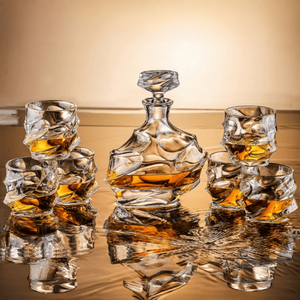 Ensemble de carafe à liqueur en <span class=keywords><strong>verre</strong></span> de 750 ml avec 4 verres à <span class=keywords><strong>whisky</strong></span> pour le service de la vodka, de la tequila et du rhum - Product Image 2