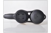 Manomètre de plongée sous-marine à deux cadrans avec tuyau en caoutchouc durable, jauge de mesure de la pression d'air et de la profondeur pour la plongée sous-marine