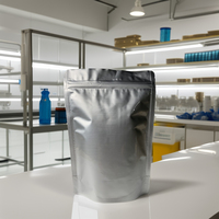 Sacs en mylar à fermeture éclair avec logo personnalisé très vendus Sacs en aluminium comprenant des absorbeurs d'oxygène pour le stockage de liquides alimentaires pour masques chirurgicaux