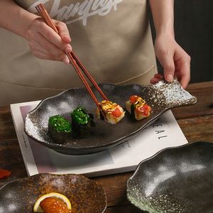 Ceramic Fish Head Steamed Fish <b>Plate</b> Microwave Safe Japanese Minimalist Design Glazed Non-Toxic Eco-Friendly Hotels Restaurant - Product Image 3