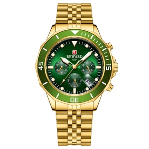 Reloj Cronógrafo de Lujo para <span class=keywords><strong>Hombre</strong></span>, Marca <span class=keywords><strong>VIP</strong></span>, Caja de Aleación, Correa de Acero Inoxidable, Deportivo, Elegante, para Negocios, Esfera Luminosa, Resistente al Agua 3BAR - Product Image 3