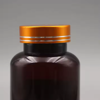 Flacon à pilules en plastique à bouchon de 30ml 50ml 100ml Flacon à capsules PET Proof Blanc Noir