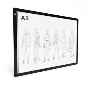 JACC <span class=keywords><strong>A3</strong></span> Slim Tracing Planche à <span class=keywords><strong>Dessin</strong></span> Light Pad pour le Projet en Plastique Acrylique Durable Modèle IDTP001 - Product Image 5
