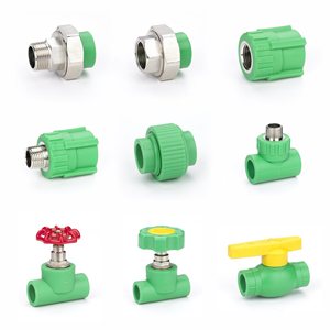 Phụ kiện ống nước pn25 khuỷu tay TEE khớp nối bộ chuyển đổi nhựa ống nước Vật liệu <span class=keywords><strong>PPR</strong></span> phụ kiện - Product Image 1