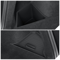 Boîte de rangement de coffre arrière en TPE 3D personnalisée, imperméable, facile à nettoyer, pour Tesla Nouveau modèle Y Série de lancement 2025