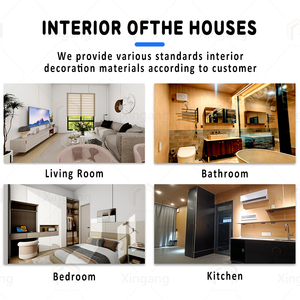 Sang trọng Modular khung thép hệ thống nhà kính prefab Tiny Glass sunroom cabin với gương mặt tiền kiến trúc - Product Image 2