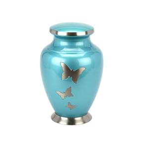 Urnes funéraires commémoratives finies violettes de luxe de qualité supérieure pour le service funéraire cendres de crémation tenant des urnes urne funéraire - Product Image 4