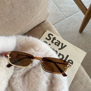 Nouvelles Lunettes de Soleil Métalliques Rectangulaires 2026 pour Femmes – Montures Tendance Petites Carrées – Verres Populaires pour Dames – Vente en Gros - Product Image 5