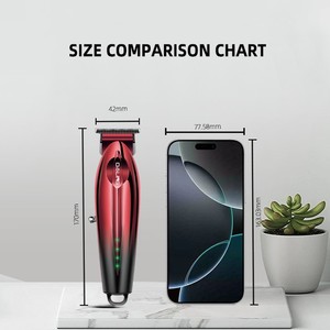 DALING-Recortador de pelo profesional, batería recargable por USB de alta capacidad, potente motor, indicador de carga LCD - Product Image 3