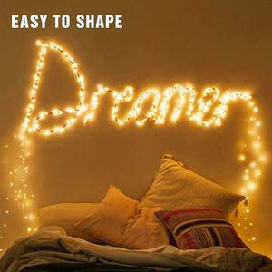 2M IP44 Waterproof <strong>Indoor</strong> Holiday Christmas Home Decor <strong>Lighting</strong> Rechargeable <strong>Battery</strong> Powered Copper Wire Fairy String Lights - Product Image 4