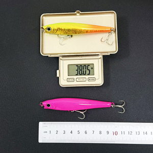 Leurre de pêche coulant lourd 40g 95mm pour lancer longue distance, appât artificiel pour bar, <span class=keywords><strong>truite</strong></span> et pêche en eau salée, accessoires de pêche - Product Image 2
