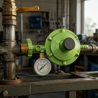 Régulateur de pression de gaz pour bouteille avec manomètre pour cuisinière