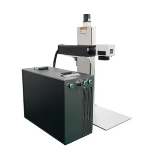 Mop100w Color Fiber Laser Marking Engraving Machine For Color Black Marking Engraving On Metal