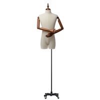 Maniquí Masculino de Medio Cuerpo Estilo Coreano de Alta Gama, Accesorios para Exhibición en Tiendas de Ropa, Muñeco de Exhibición para Escaparates