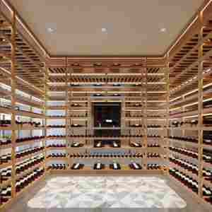 Estantes de bodega de madera de gran capacidad, soporte de almacenamiento de botellas de vino para el hogar, Bar, comedor, decoración - Product Image 1