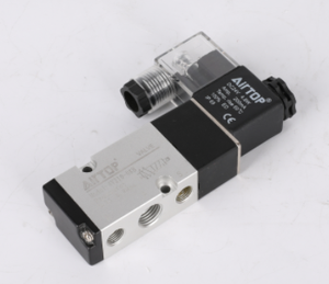 วาล์วโซลินอยด์นิวแมติกแบบ 4v/3v ซีรีส์ 1/4" นิ้ว ใช้ไฟ AC220V DC24V วาล์วโซลินอยด์แบบ 4v/3v ซีรีส์ - Product Image 4