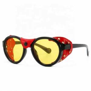 Gafas de Sol Redondas Pequeñas Vintage con Logotipo Personalizado, Gafas de Sol Steampunk para Hombre con Protección UV400, Gran Venta - Product Image 2
