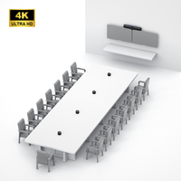 Tres Em Um Kamera 4K Video Konferans İçin 4K HD Web Kamerası Video Konferans Sistemi İçin Dahili Hoparlörler ve Mikrofonlar