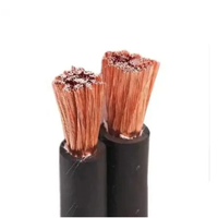 Câble d'alimentation super flexible de calibre 2 2/0 1 AWG 300amp 400amp 600amp 1000amp Conducteur toronné en cuivre/AL avec isolation en PVC