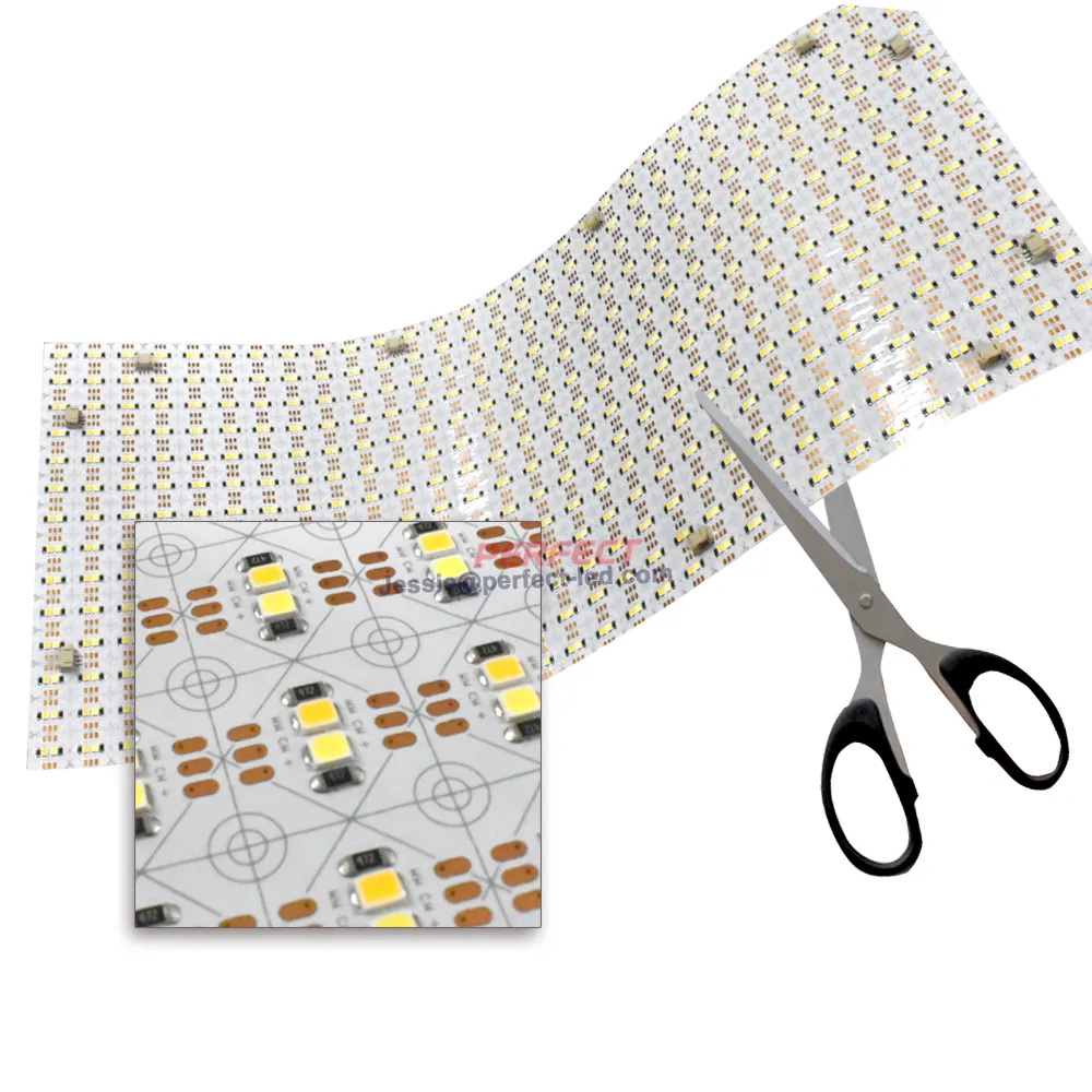 Shenzhen CE ROHS CRI 80 503.1*235*6.5Mm LED 420PCS Cuttable Led Backlit Sheet Flexible Backlight Light