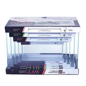 Aquarium perles carrées en verre Ultra transparent, ensemble de nettoyage pour poissons - Product Image 3