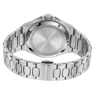 Montre-bracelet pour homme de marque célèbre, design original, entièrement en acier inoxydable, étanche, de luxe, à quartz. - Product Image 3