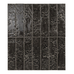 Carrelage Noir Bahia-26 6 x 26 cm, Épaisseur 9 mm, Finition Brillante, Bords Irréguliers - Product Image 2