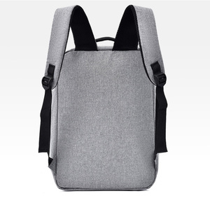 Laptop <b>Backpack</b> Light Gray USB Charging Compartment Men's Commuter Minimalist Design Spring 2025 - Product Image 1