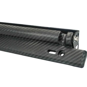 POYRACING ที่ยึดป้ายทะเบียนคาร์บอนไฟเบอร์ 300 มม. แบบปรับได้สำหรับรถยนต์ดัดแปลง - Product Image 5