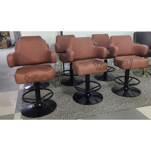TaoQi Modern Luxury Casino Chair Heavy <strong>Hight</strong> Quality Slot Machine <strong>Stool</strong> With Armrests Home Bar Chair K920 - Product Image 3