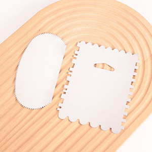 Mini linh hoạt kim loại bánh <span class=keywords><strong>scraper</strong></span> Công cụ Pastry cắt cho bánh mì bột băng ghế dự bị cần thiết Baking bánh công cụ - Product Image 2